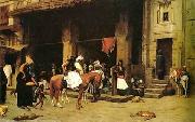 unknow artist, Arab or Arabic people and life. Orientalism oil paintings  455
